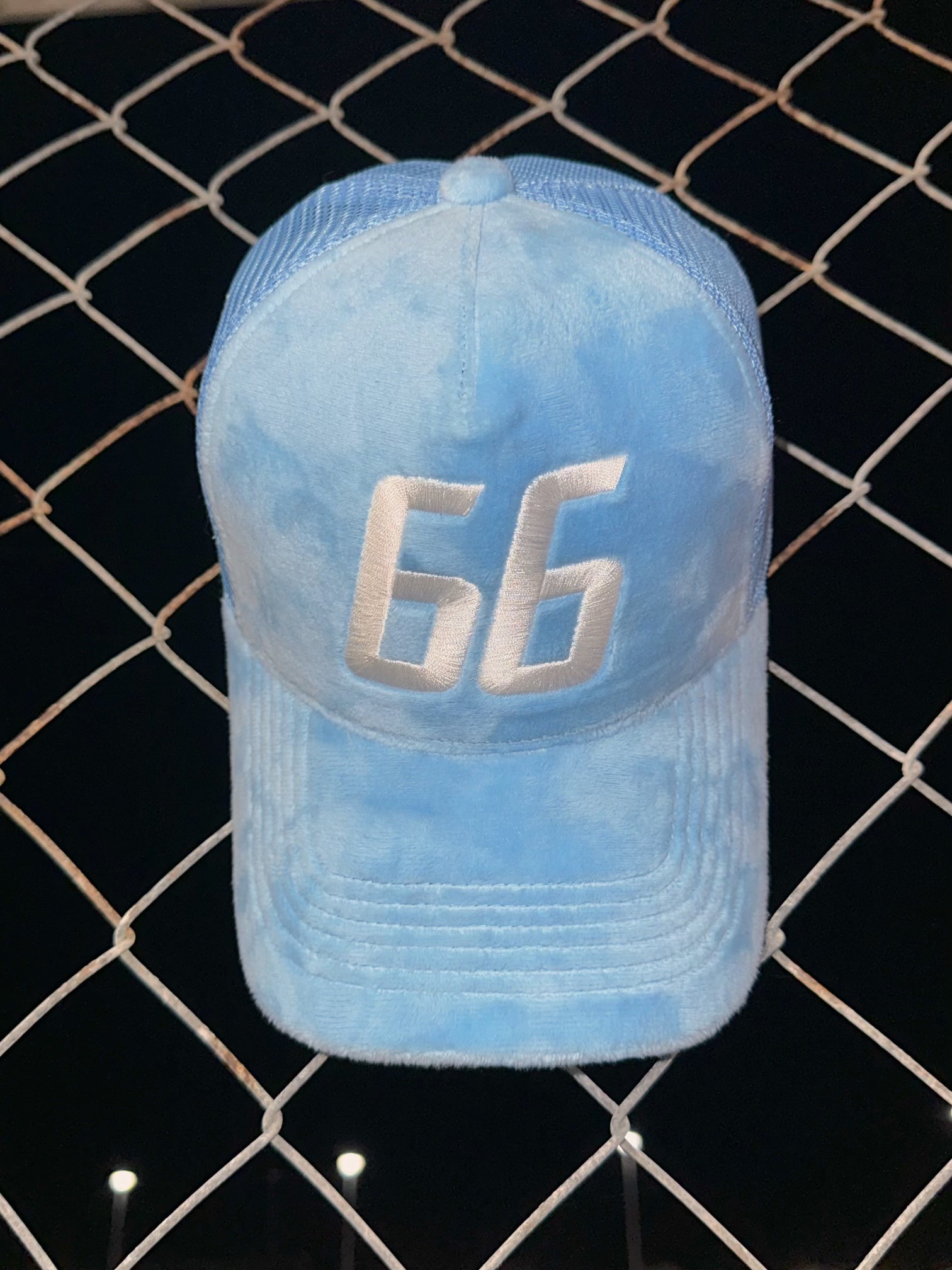 ViVi Velvet Blue Trucker Hat "66"