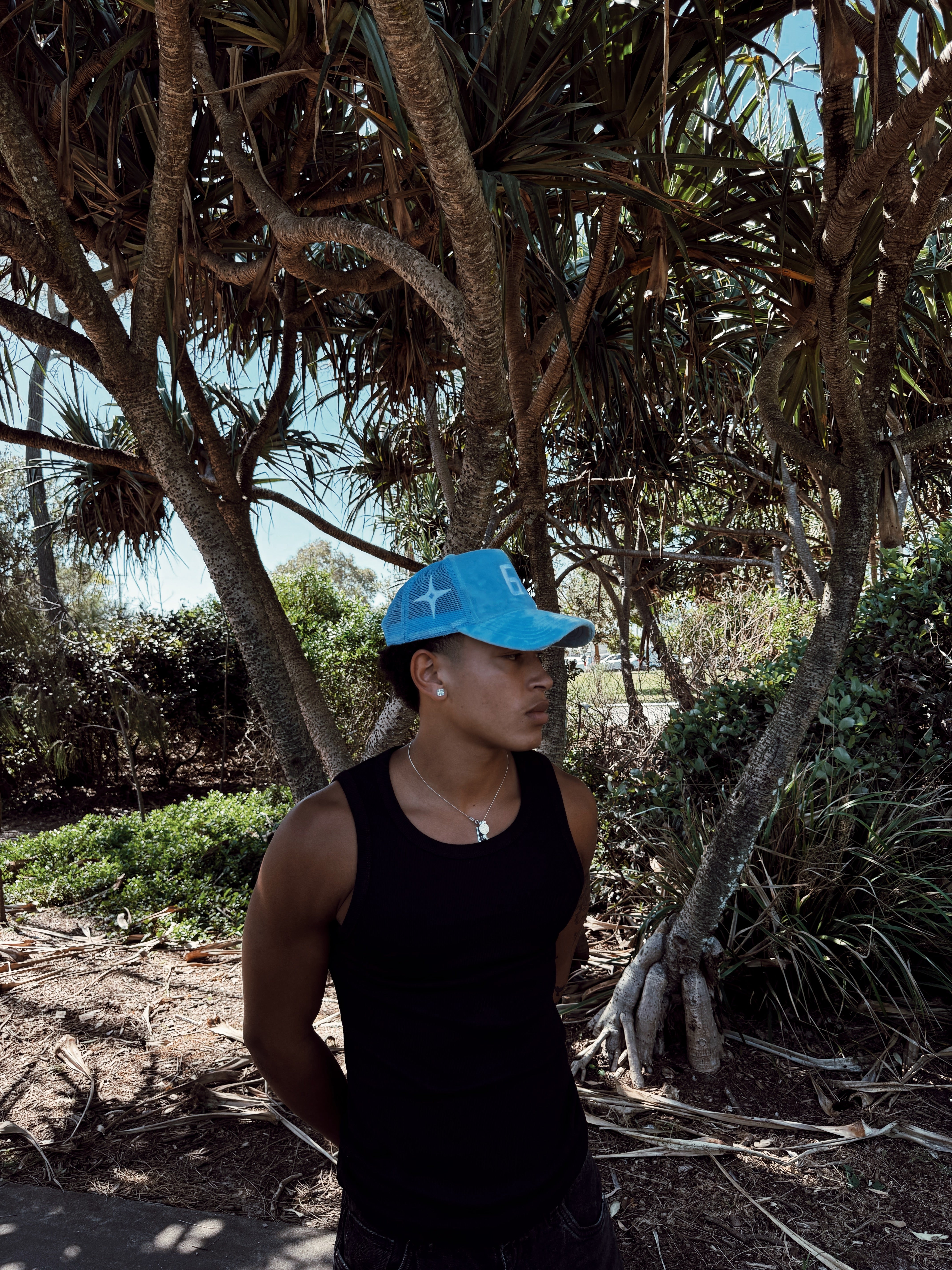 ViVi Velvet Blue Trucker Hat "66"