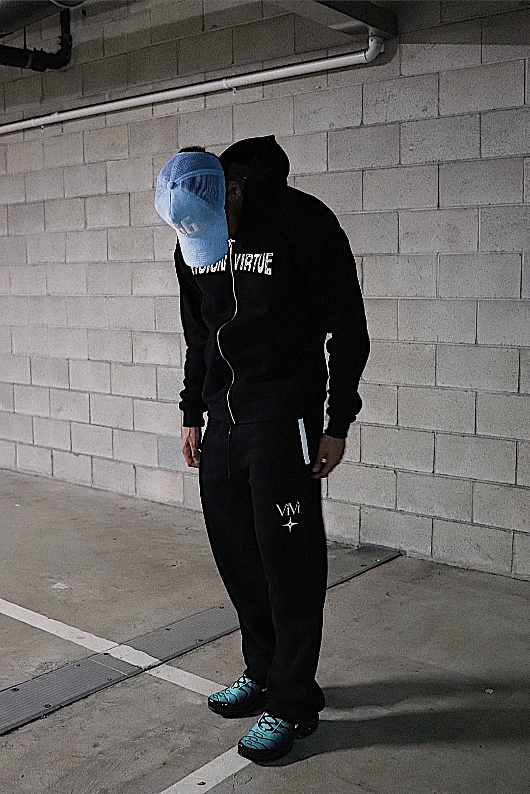 ViVi Velvet Blue Trucker Hat "66"