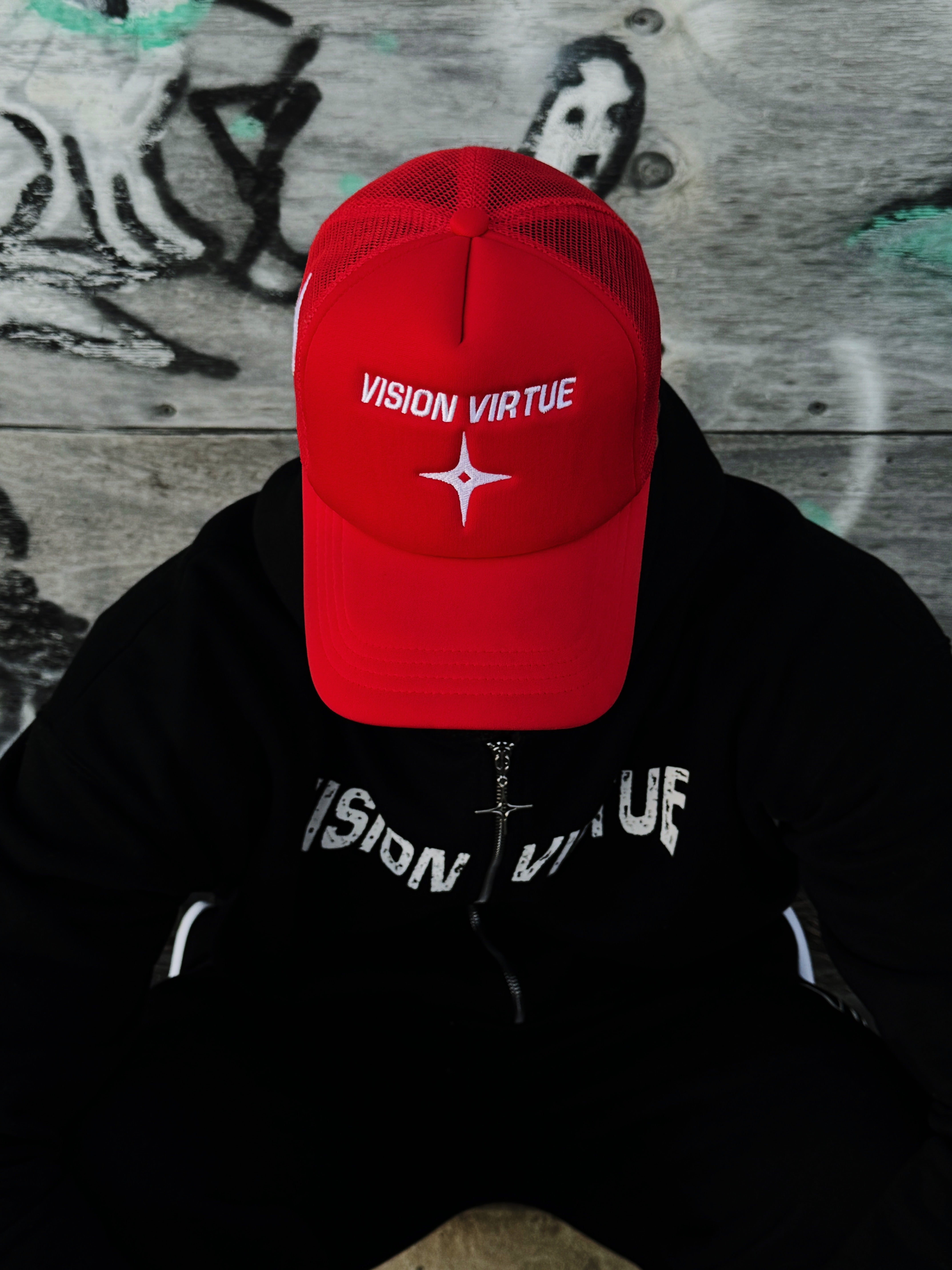 ViVi Red Trucker Cap